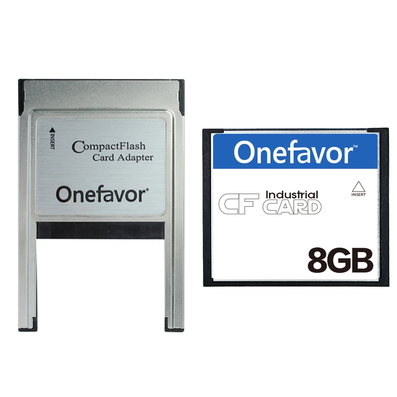 

onefavor 32MB 64MB 128MB 256MB 512MB 1GB 2GB 4GB 8GB CF Card with Adapter to PCMCIA Card for Industrial Machine Memory Card