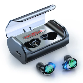 EWA Bluetooth Earphones T8 Touch Control Wireless Headphons HD Stereo Waterproof Headset with 2500 mAh LED Display Charging Box
EWA Bluetooth Earphones T8 Touch Control Wireless Headphons HD Stereo Waterproof Headset with 2500 mAh LED Display Charging Box