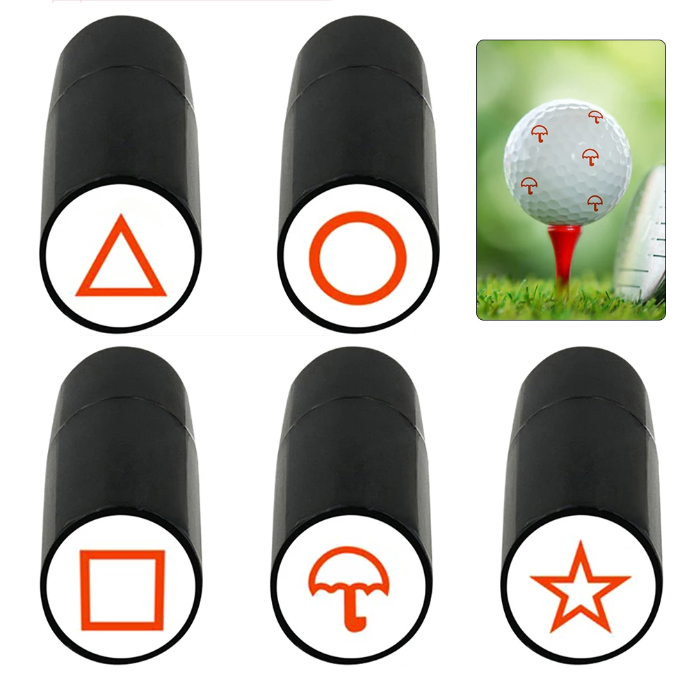 1 шт. штамп для мяча гольфа маркер Декор чернила печать различные узоры Colorfast