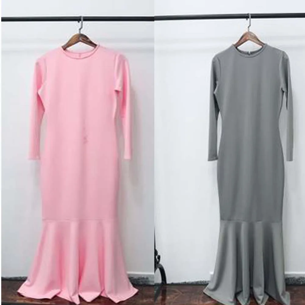 Fashion Long Dress Muslim Women Inside Abaya Inner Caftan hijab dress Basic morocco Long fishtail robe arabe Evening
Fashion Long Dress Muslim Women Inside Abaya Inner Caftan hijab dress Basic morocco Long fishtail robe arabe Evening