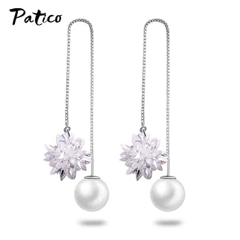 Boutique Ice Flower Women 925 Sterling Silver Earrings Piercing Korean Sweet Thick Hook Hanging Rings Wedding Jewelry Wholesale
Boutique Ice Flower Women 925 Sterling Silver Earrings Piercing Korean Sweet Thick Hook Hanging Rings Wedding Jewelry Wholesale