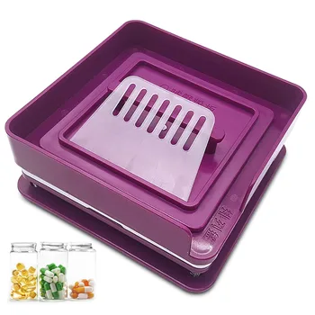 100 Holes 0# Purple Capsule Powder Maker Manual Capsule Filling Machine Manual Capsule Powder Filling Plate Drug Filling Board
100 Holes 0# Purple Capsule Powder Maker Manual Capsule Filling Machine Manual Capsule Powder Filling Plate Drug Filling Board
