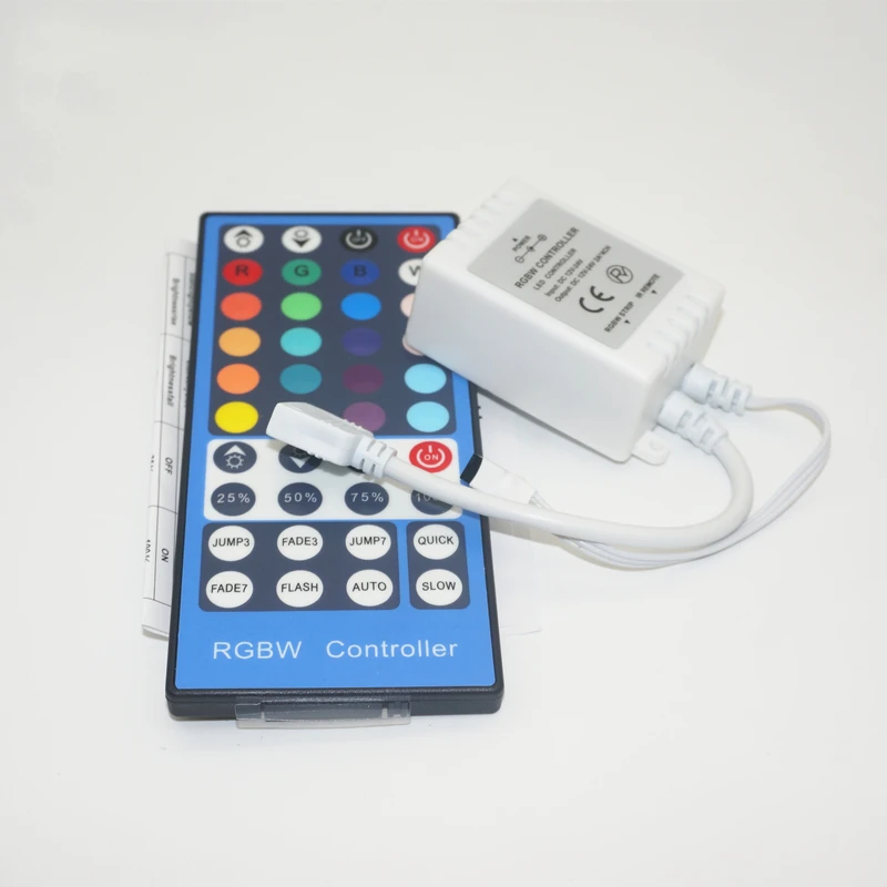 1pcs 4 Channels 4CH DC12V-24V LED RGBW Controller Dimmer 40 Keys IR Remote Control For RGBW RGBWW 5050 SMD LED Strip light
1pcs 4 Channels 4CH DC12V-24V LED RGBW Controller Dimmer 40 Keys IR Remote Control For RGBW RGBWW 5050 SMD LED Strip light