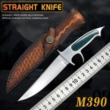 New M390 Powder Steel Straight Knife Portable Outdoor Rescue Camping Hunting Tactics Collection Self-Defense Practical Edc
New M390 Powder Steel Straight Knife Portable Outdoor Rescue Camping Hunting Tactics Collection Self-Defense Practical Edc