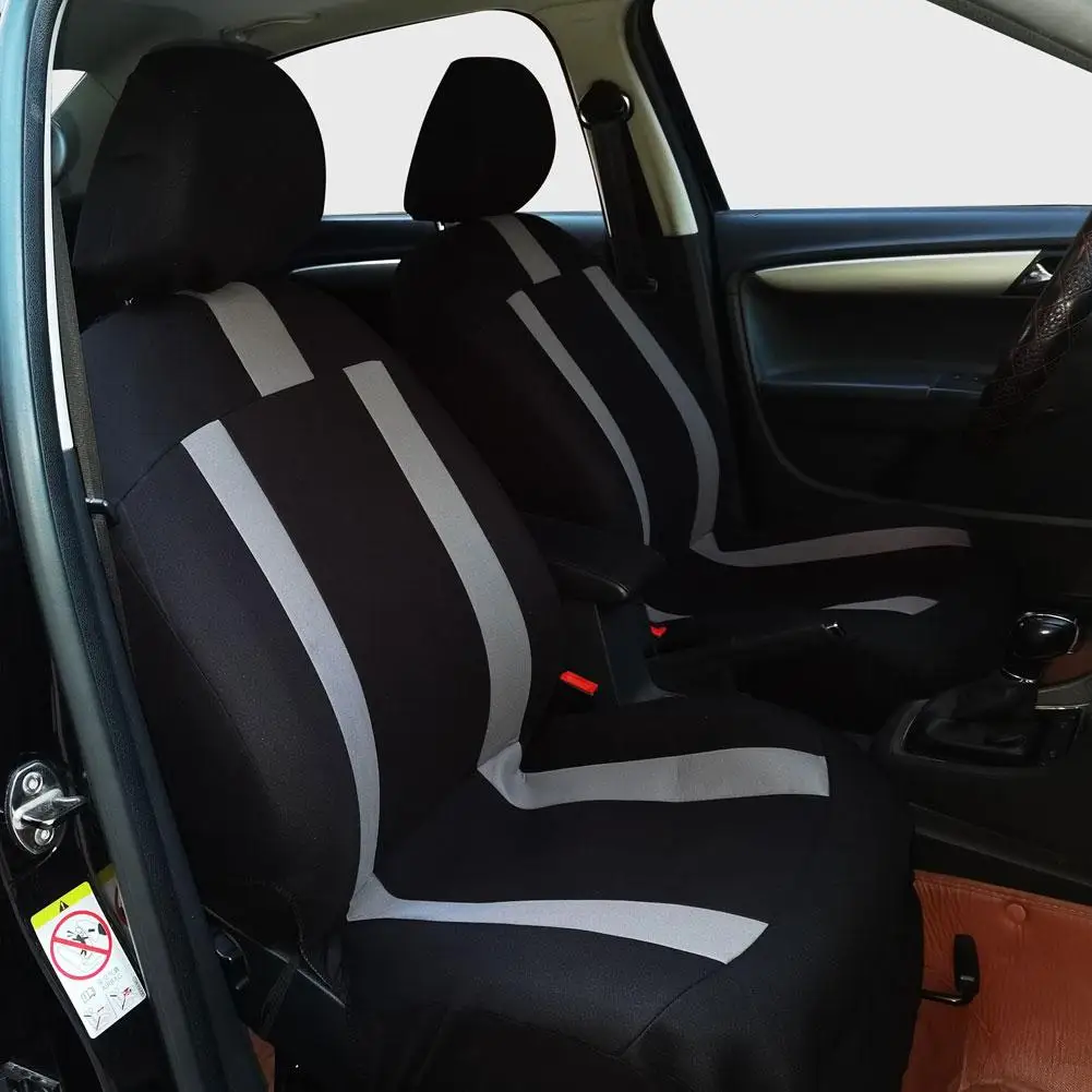Car Front Seat Cover Set Black Polyester Fabric Universal Seat Cover Protector with head cap for Car Truck Suv Cloth Seat Cover
Car Front Seat Cover Set Black Polyester Fabric Universal Seat Cover Protector with head cap for Car Truck Suv Cloth Seat Cover
