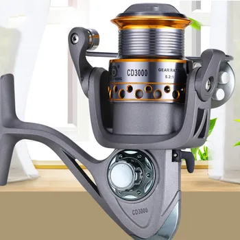 New Style Gray Type Metal Fishing Reel Stream 12 BB Fishing Reels CD3000 Spinning Reel 5.2:1 Speed Ratio Silver Color
New Style Gray Type Metal Fishing Reel Stream 12 BB Fishing Reels CD3000 Spinning Reel 5.2:1 Speed Ratio Silver Color