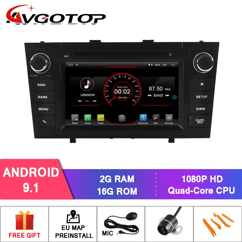 AVGOTOP Android 9 Car Radio GPS DVD Player for TOYOTA AVENSIS 2008-2013 Wifi Vehicle Multimedia
AVGOTOP Android 9 Car Radio GPS DVD Player for TOYOTA AVENSIS 2008-2013 Wifi Vehicle Multimedia