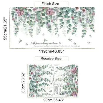 Tropical Plant Leaves Removable Wall Decal Wall Sticker DIY Green PVC Large Sticker Bedroom Living Room Mural Home Decor Art
Tropical Plant Leaves Removable Wall Decal Wall Sticker DIY Green PVC Large Sticker Bedroom Living Room Mural Home Decor Art