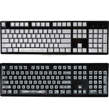 RGB 104 Keycaps ANSI Layout OEM ABS Source Code Shot Backlit Keycap For Cherry MX gh60 poker 87 104 Mechanical Keyboard
RGB 104 Keycaps ANSI Layout OEM ABS Source Code Shot Backlit Keycap For Cherry MX gh60 poker 87 104 Mechanical Keyboard