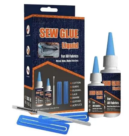 DF933 Secure Stitch Liquid Sewing Solution Kit No Sew Glue Fast Tack No Sew Clothes Leathercraft Sewing Repair Glue FAUCET
DF933 Secure Stitch Liquid Sewing Solution Kit No Sew Glue Fast Tack No Sew Clothes Leathercraft Sewing Repair Glue FAUCET