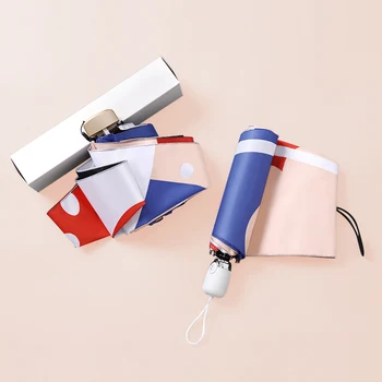 Santorini mini pocket five-folding umbrella cute fresh clear automatic umbrella sunny and rainy umbrella for male and female
Santorini mini pocket five-folding umbrella cute fresh clear automatic umbrella sunny and rainy umbrella for male and female