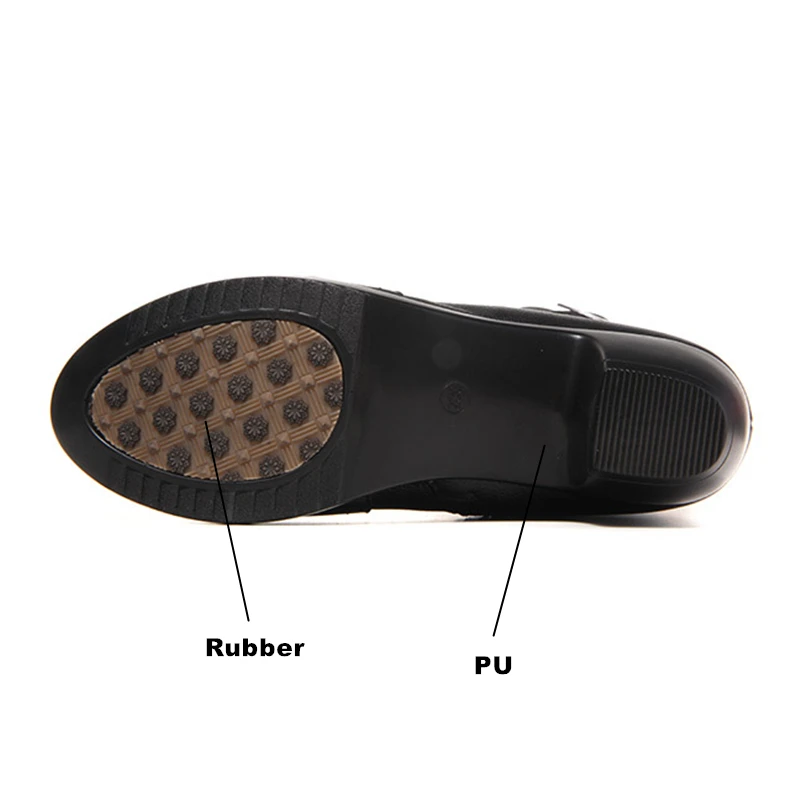 DONGNANFENG/Женская обувь для мам Женские ботинки на высоком каблуке Сапоги до колена