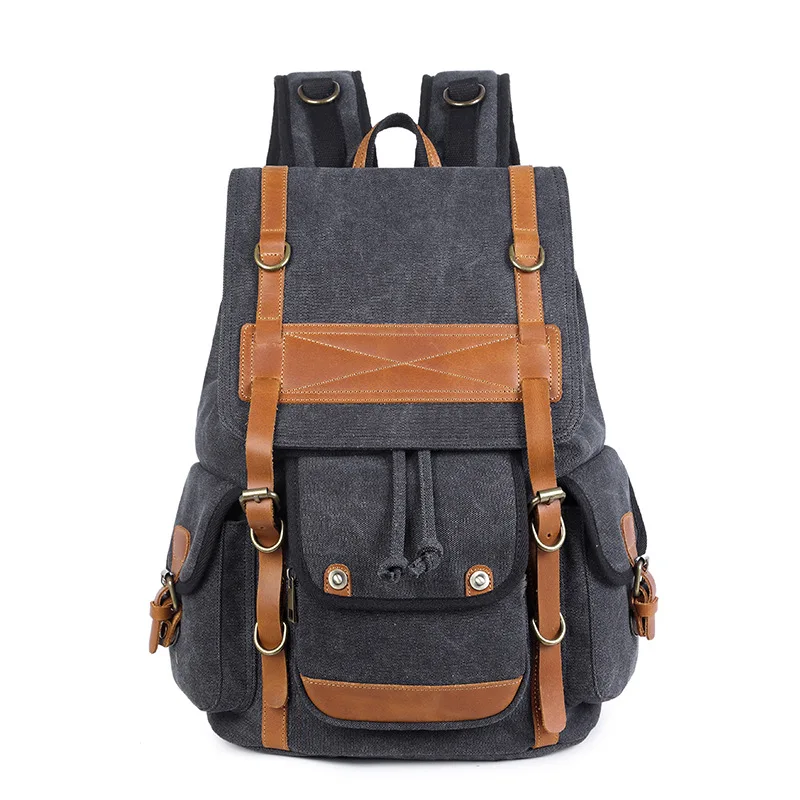 European Canvas Bag Qisemian Canvas Backpack Men's Outdoor Travel Large-Volume Casual Computer Backpack
European Canvas Bag Qisemian Canvas Backpack Men's Outdoor Travel Large-Volume Casual Computer Backpack