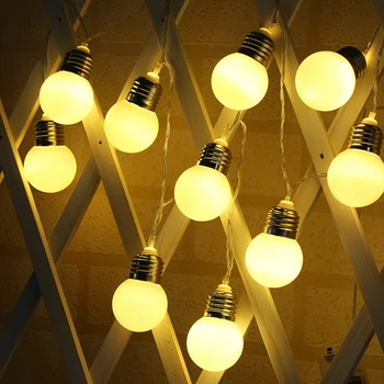 Battery Powered LED Bulb String Light Fairy G45 LED Bulb String Garland Light for Decoration 10Leds 20Leds Christmas Garden Lamp
Battery Powered LED Bulb String Light Fairy G45 LED Bulb String Garland Light for Decoration 10Leds 20Leds Christmas Garden Lamp