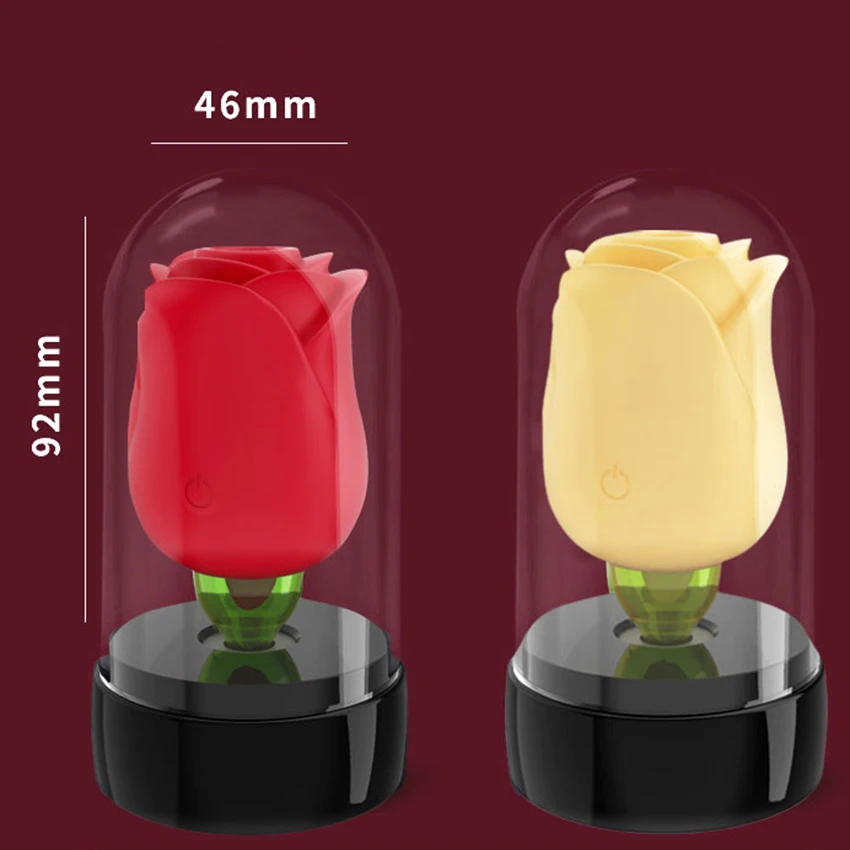 Вибратор Розочка С Язычком