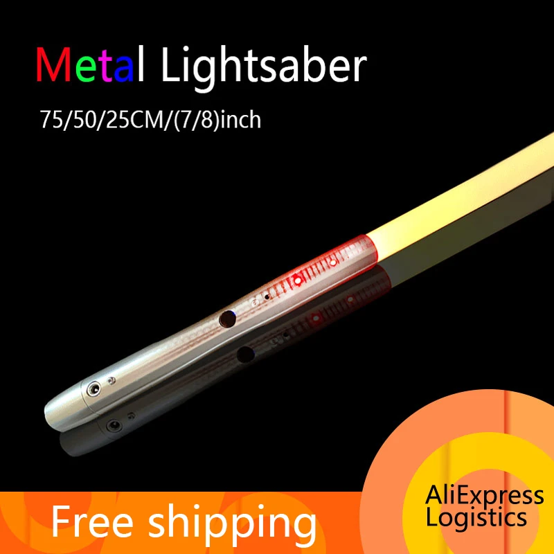 New 1Pcs Cosplay Lightsaber with Light Sound Saber Metal Alloy Skywalker Sword Toy Gift Boy Birthday Gift Halloween Toys
New 1Pcs Cosplay Lightsaber with Light Sound Saber Metal Alloy Skywalker Sword Toy Gift Boy Birthday Gift Halloween Toys