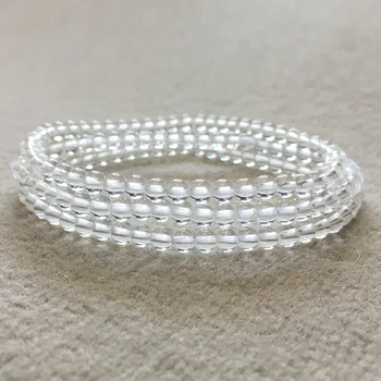 MG0082 New Design Women`s Clear Quart z Bracelet 3 Wrap Crystals Yoga Mala Beads Bracelet 4 mm Mini Gem Stone Bracelet Set
MG0082 New Design Women`s Clear Quart z Bracelet 3 Wrap Crystals Yoga Mala Beads Bracelet 4 mm Mini Gem Stone Bracelet Set