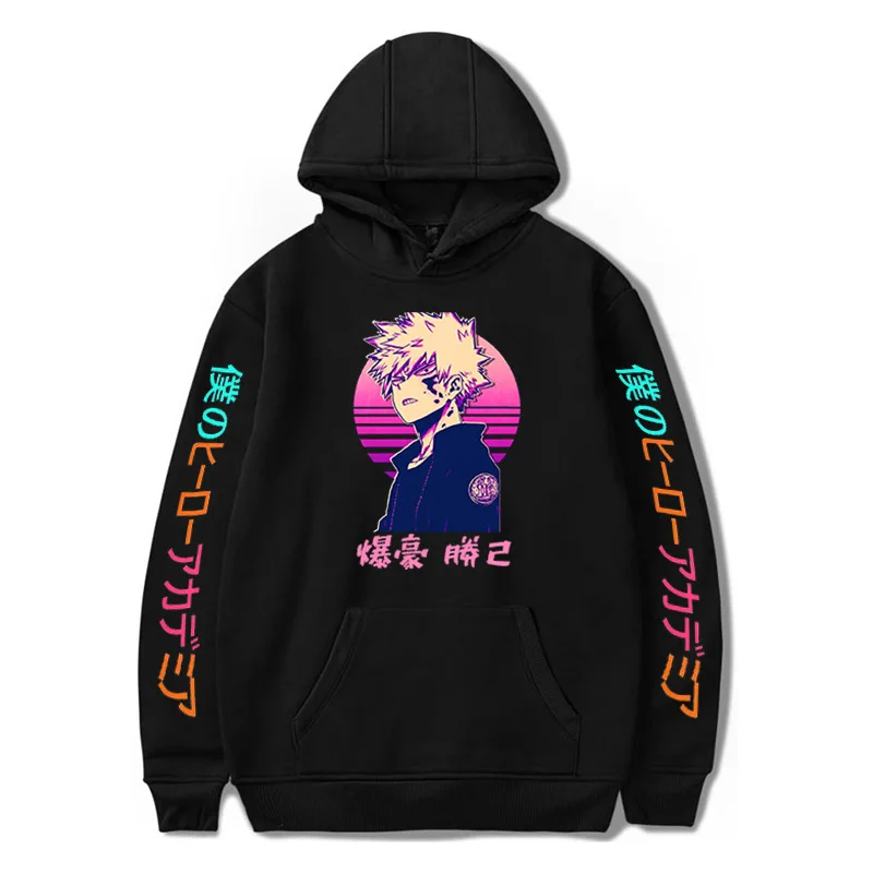 Japanese Anime My Hero Academia Hoodies Bakugou Katsuki Graphic Pullover Men Sweatshirt Tops Unisex Harajuku Streetwear Sudadera
Japanese Anime My Hero Academia Hoodies Bakugou Katsuki Graphic Pullover Men Sweatshirt Tops Unisex Harajuku Streetwear Sudadera