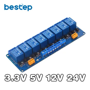 3.3V 5V 12V 24V 8 Channel Relay Module High and Low Level Trigger with Optocoupler Relay Output 8 way Relay Module for Arduino
3.3V 5V 12V 24V 8 Channel Relay Module High and Low Level Trigger with Optocoupler Relay Output 8 way Relay Module for Arduino