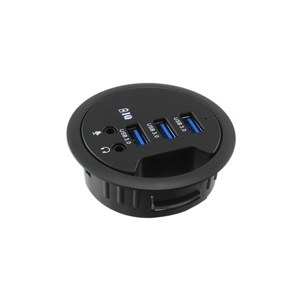 Table Grommet USB Hub Office Desktop Cable Hole Mounted USB Adapter Microphone Earphone Extender EU Plug
Table Grommet USB Hub Office Desktop Cable Hole Mounted USB Adapter Microphone Earphone Extender EU Plug
