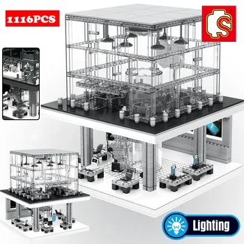 Sembo Block Creator Series AppleING Store Model Building Blocks City Street View LED Light Figures Bricks Classic Toys Children
Sembo Block Creator Series AppleING Store Model Building Blocks City Street View LED Light Figures Bricks Classic Toys Children