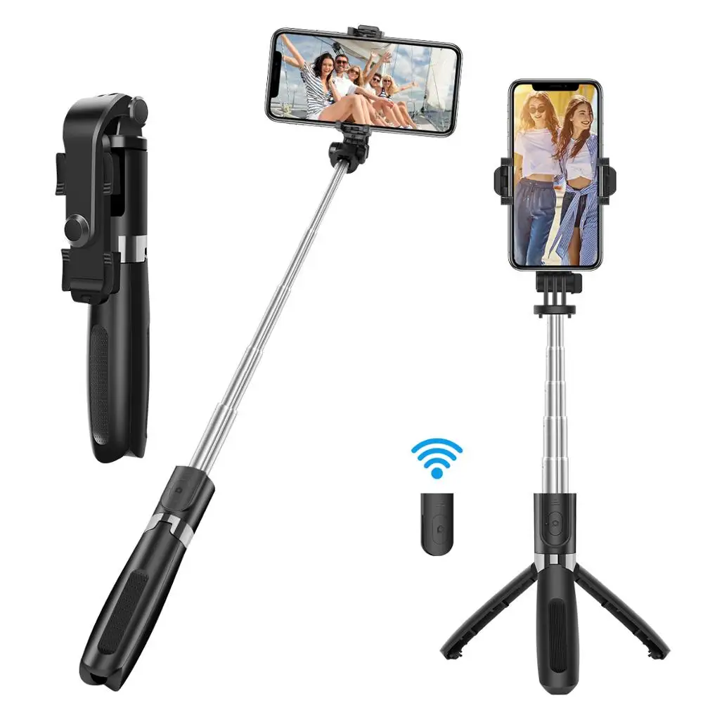 Wireless Bluetooth Selfie Stick Foldable Mini Tripod Stand Holder Expandable Monopod with Remote Control for iPhone IOS Android
Wireless Bluetooth Selfie Stick Foldable Mini Tripod Stand Holder Expandable Monopod with Remote Control for iPhone IOS Android