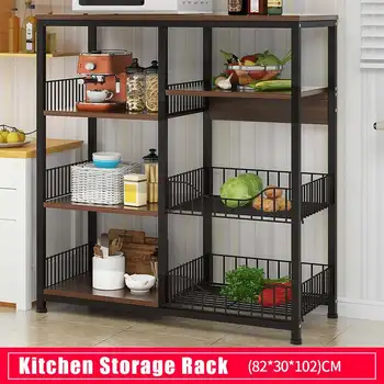 4 Layers Shelf Kitchen Microwave Table Rack Multi-function Kitchen Storage Floor-standing Shelf Dish Rack Space Saving Organizer
4 Layers Shelf Kitchen Microwave Table Rack Multi-function Kitchen Storage Floor-standing Shelf Dish Rack Space Saving Organizer