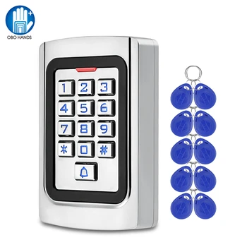 Outdoor IP68 Waterproof RFID Access Control Keypad Metal EM Card Reader WG26 Door Opener Lock System + 10 Keyfob Keychains
Outdoor IP68 Waterproof RFID Access Control Keypad Metal EM Card Reader WG26 Door Opener Lock System + 10 Keyfob Keychains