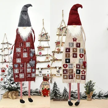 Christmas Calendar Fabric Advent Faceless Doll Countdown Santa Claus Calendar Merry Christmas Decor
Christmas Calendar Fabric Advent Faceless Doll Countdown Santa Claus Calendar Merry Christmas Decor