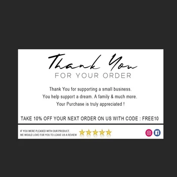 Personalize Thank-You Card Small Business card 3.5x2,Package Insert Card Small Business Thank You Card
Personalize Thank-You Card Small Business card 3.5x2,Package Insert Card Small Business Thank You Card