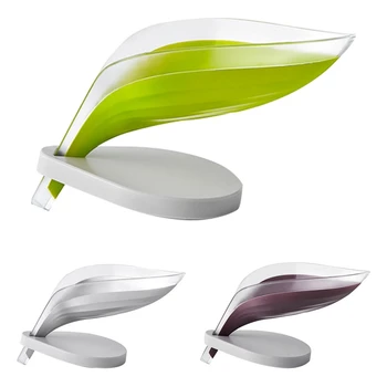 Bathroom Creative Drain Leaf Soap Box Free Punch Soap Box Sucker Soap Box Storage Box Vertical Handmade Soap Tray 
Bathroom Creative Drain Leaf Soap Box Free Punch Soap Box Sucker Soap Box Storage Box Vertical Handmade Soap Tray