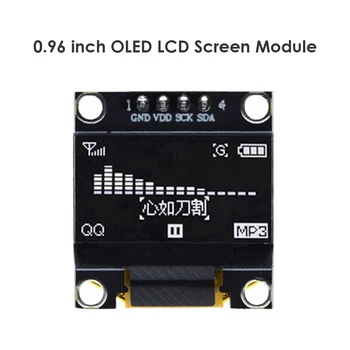 0.96 inch IIC OLED Display Module I2C SSD1306 128x64 12864 OLED Screen Board GND VDD SCK SDA 4 Pin
0.96 inch IIC OLED Display Module I2C SSD1306 128x64 12864 OLED Screen Board GND VDD SCK SDA 4 Pin