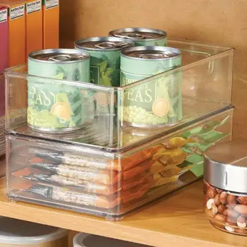 

Transparent Plastic Box PET Storage Collections Product Packaging Box Dressing Case Mini Case Out Size 24.5x16.5x8.5cm Container