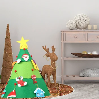 Creative Felt Christmas Tree for Kids 3.2Ft Diy Christmas Tree with Toddlers 17Pcs Ornaments for Children Xmas Gifts Hanging Hom
Creative Felt Christmas Tree for Kids 3.2Ft Diy Christmas Tree with Toddlers 17Pcs Ornaments for Children Xmas Gifts Hanging Hom