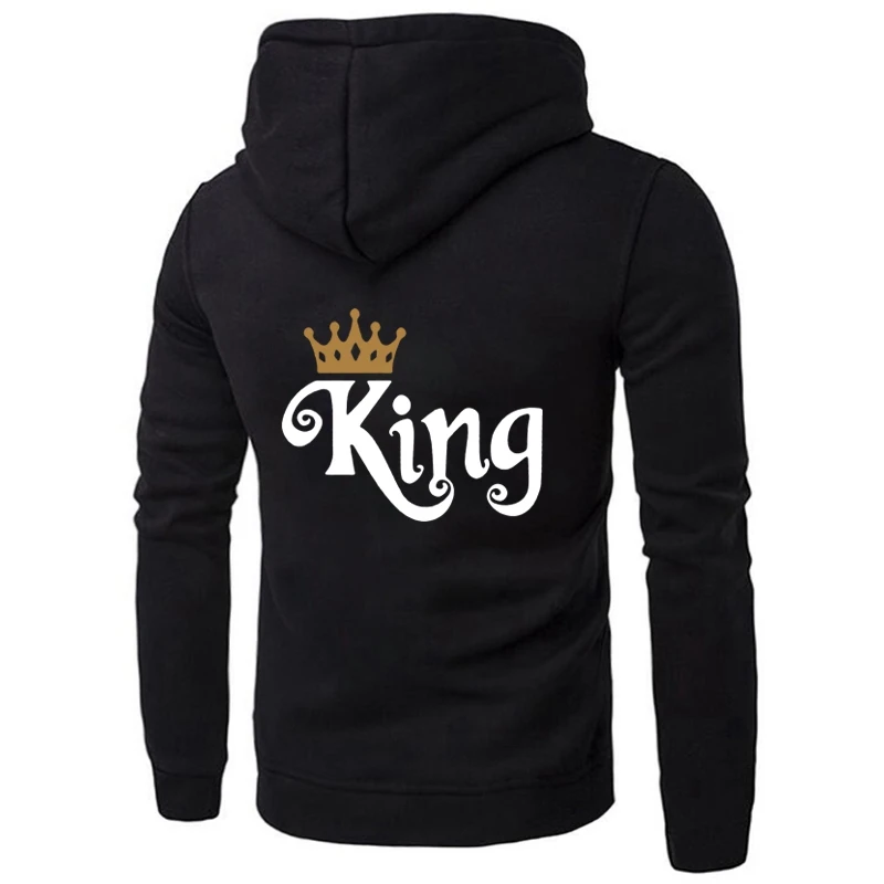 Women Full Sleeve QUEEN Poker Couple Hoodies