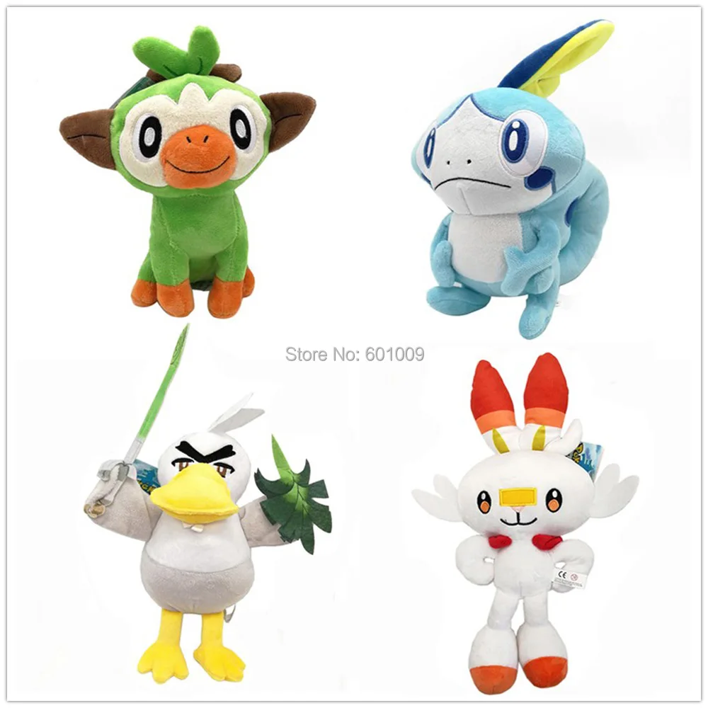 4 Styles Scorbunny Sobble Grookey Galarian Sirfetch'd 23-36CM Plush Doll Stuffed Toy Retail
4 Styles Scorbunny Sobble Grookey Galarian Sirfetch'd 23-36CM Plush Doll Stuffed Toy Retail