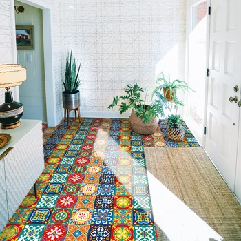 Nordic Style Retro Ceramic Tile Stickers PVC Self-Adhesive Bathroom Kitchen Waterproof Wall Stickers Home Floor Stickers Decor
Nordic Style Retro Ceramic Tile Stickers PVC Self-Adhesive Bathroom Kitchen Waterproof Wall Stickers Home Floor Stickers Decor