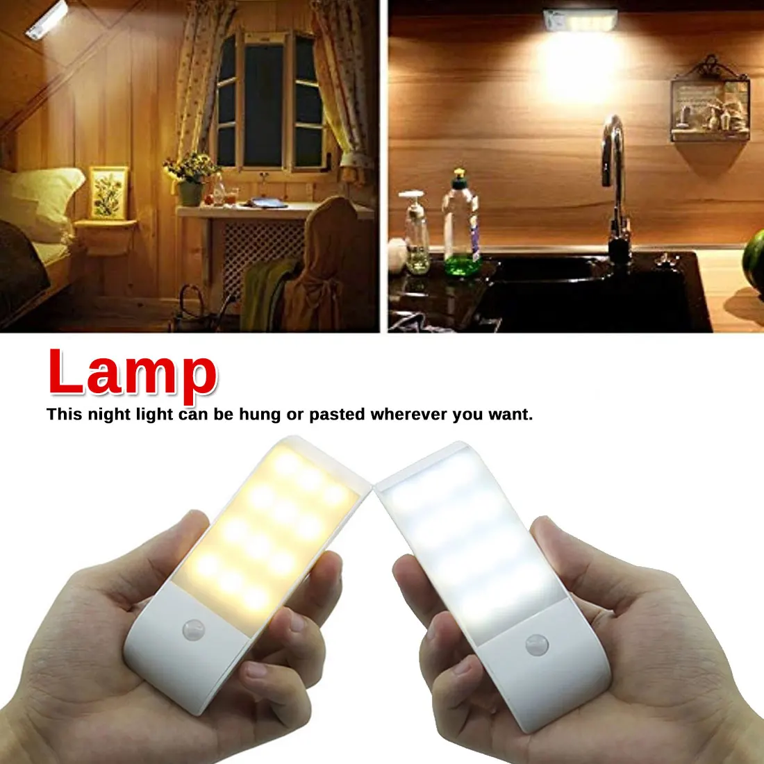 Nice Strip induction lamp Human body Infrared Motion Sensor USB Rechargeable LED Nightlight Light
Nice Strip induction lamp Human body Infrared Motion Sensor USB Rechargeable LED Nightlight Light