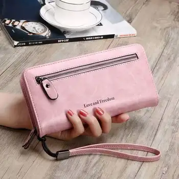 Women Wallet Long Clutch Zipper Wallets Big Capacity Cell Phone Bag Card Coin Purse
Women Wallet Long Clutch Zipper Wallets Big Capacity Cell Phone Bag Card Coin Purse