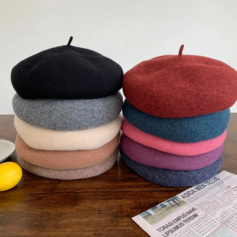 2021 New Autumn Winter Female Wool British Style Korean Berets Japanese Wild Models Knitting Artist Cap Pumpkin Hat Painter Hat
2021 New Autumn Winter Female Wool British Style Korean Berets Japanese Wild Models Knitting Artist Cap Pumpkin Hat Painter Hat