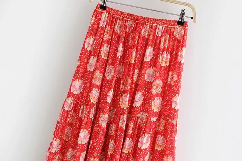 Europe And America 2019 Spring And Summer New Style Red Lilac Positioning Printed Elastic Waist Big Hemline Skirt E10-0328
Europe And America 2019 Spring And Summer New Style Red Lilac Positioning Printed Elastic Waist Big Hemline Skirt E10-0328