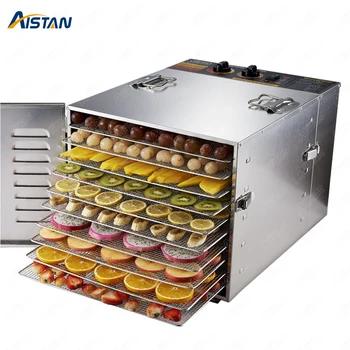 ST01 Ten Trays Food Dehydrator Snacks Dehydration Dryer Fruit Vegetable Herb Meat Drying Machine Stainless Steel 
ST01 Ten Trays Food Dehydrator Snacks Dehydration Dryer Fruit Vegetable Herb Meat Drying Machine Stainless Steel