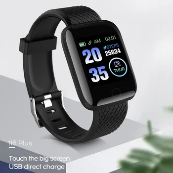 116 PLUS Smart Bracelet Watch Bluetooth 4.2 Smart Watch Heart Rate & Oxygen Blood Pressure Sport Fitness Tracker
116 PLUS Smart Bracelet Watch Bluetooth 4.2 Smart Watch Heart Rate & Oxygen Blood Pressure Sport Fitness Tracker