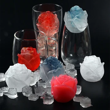 Ice Cube Form Silicone Rose Shape Ice Ball Mold 3D Big Freezer Ice Cream Ball Maker Reusable Whiskey Cocktail Mould Bar Tools
Ice Cube Form Silicone Rose Shape Ice Ball Mold 3D Big Freezer Ice Cream Ball Maker Reusable Whiskey Cocktail Mould Bar Tools