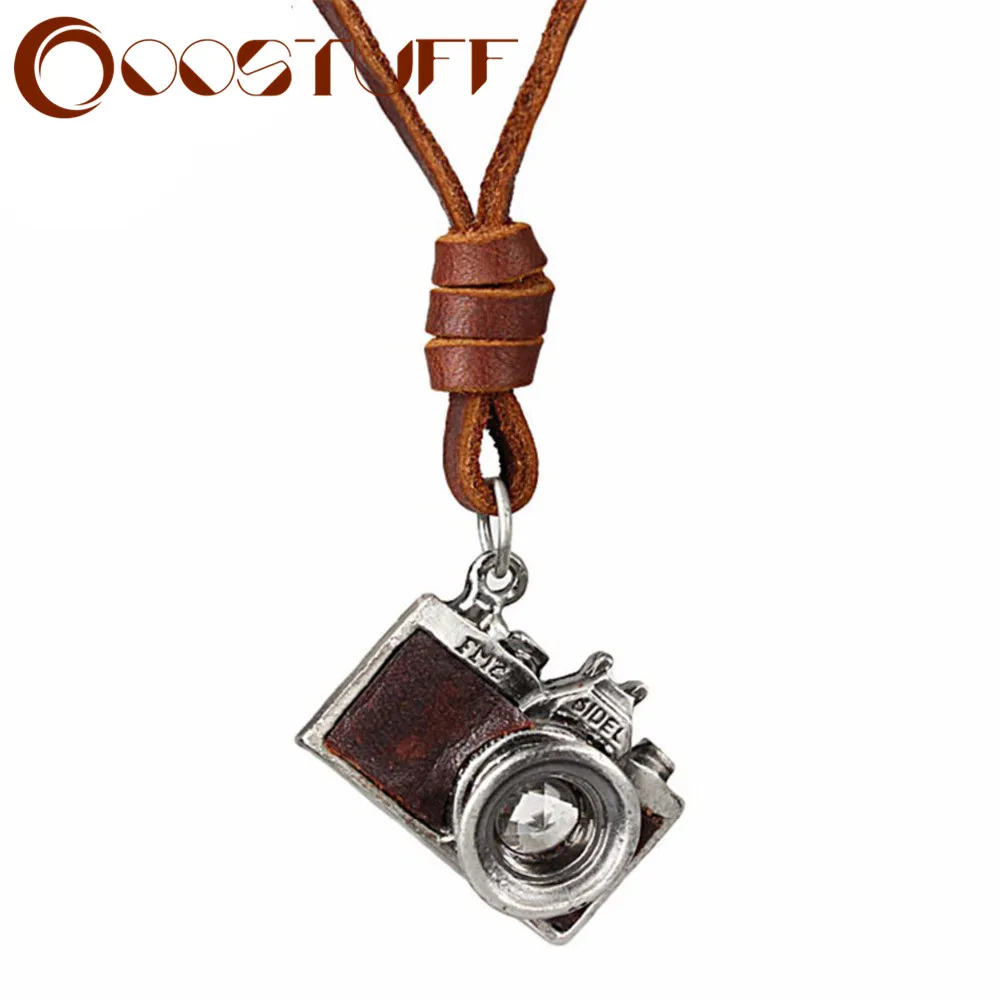 Для мужчин Цепочки и ожерелья новинка 2017 года Jewelry Камера кулон Макси ожерелье