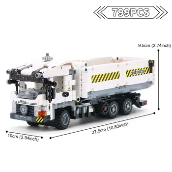 Creator 799pcs Technic Engineering Dump Truck Building Blocks Vehicle Car Bricks Set Educational DIY Toys For Children Boys
Creator 799pcs Technic Engineering Dump Truck Building Blocks Vehicle Car Bricks Set Educational DIY Toys For Children Boys