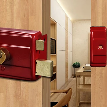 Bedroom Universal Strong Home Security Accessory Door Lock Indoor Smooth Anti Theft Easy Install Deadbolt Red Heavy Duty
Bedroom Universal Strong Home Security Accessory Door Lock Indoor Smooth Anti Theft Easy Install Deadbolt Red Heavy Duty