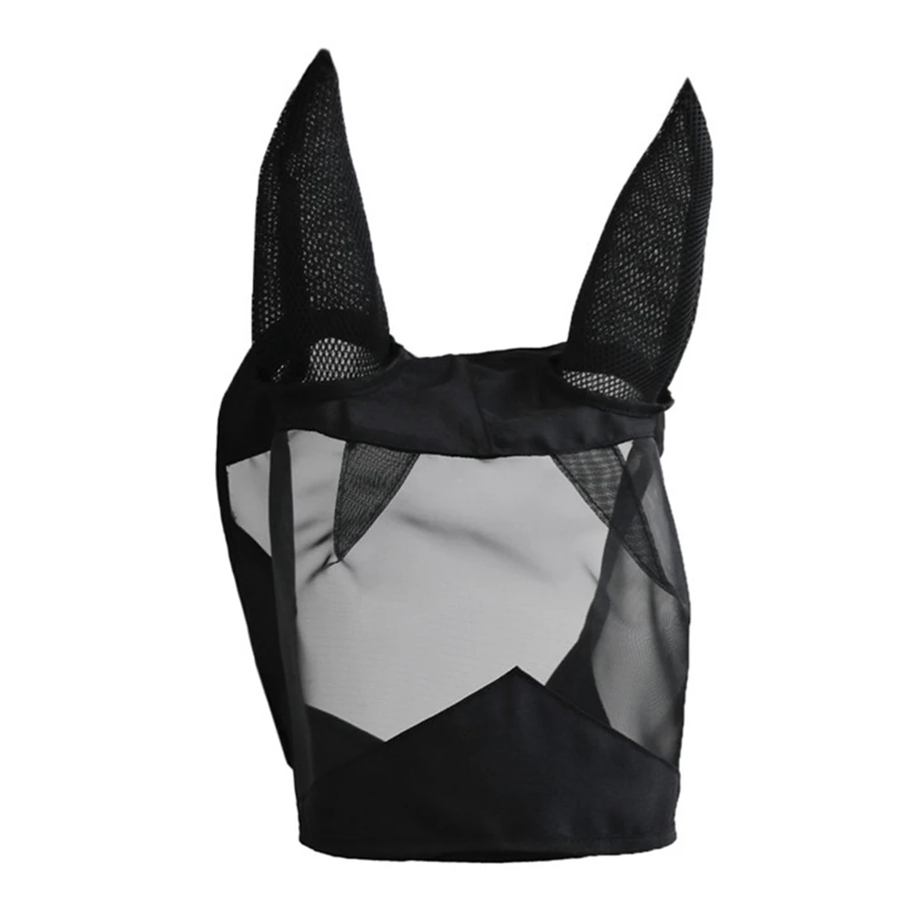 Breathable Anti-Fly Mesh Horse Mask Summer Equine Protects Eye Anti-Mosquito for Household Animal Horse Decoration Breathable Anti-Fly Mesh Horse Mask Summer Equine Protects Eye Anti-Mosquito for Household Animal Horse Decoration