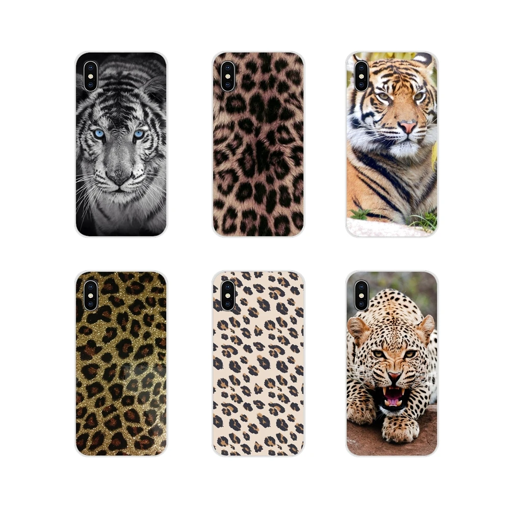 Фото Чехол-накладка для Samsung Galaxy A3 A5 A7 A9 A8 A6 Plus 2018 2015 2016 2017 с тигровым леопардовым