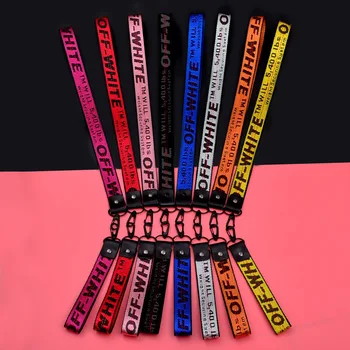 Trendy Letter Keychain Nylon Braided Ribbon Keychains For Women Men Phone Case Wallet Lanyard off white Key Ring Jewelry 
Trendy Letter Keychain Nylon Braided Ribbon Keychains For Women Men Phone Case Wallet Lanyard off white Key Ring Jewelry